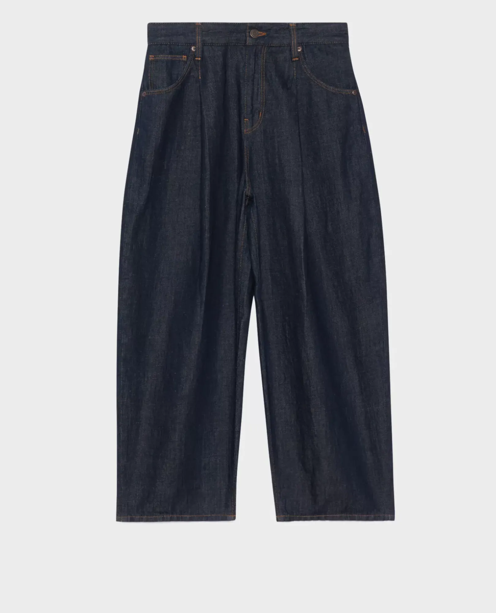 Femme Comptoir des Cotonniers Peggy - Pantalon En Toile Denim