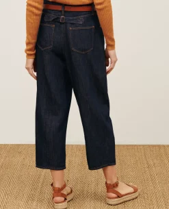 Femme Comptoir des Cotonniers Peggy - Pantalon En Toile Denim
