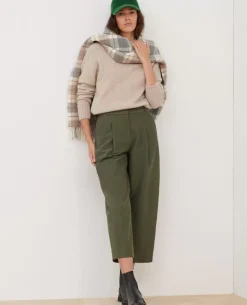 Femme Comptoir des Cotonniers Peggy - Pantalon En Twill De Jersey