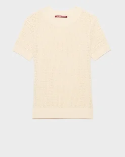 Femme Comptoir des Cotonniers Pull A Manches Courtes En Coton
