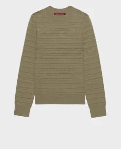 Femme Comptoir des Cotonniers Pull Ajoure En Laine Merinos