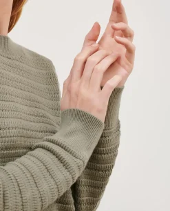 Femme Comptoir des Cotonniers Pull Ajoure En Laine Merinos