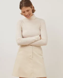 Femme Comptoir des Cotonniers Pull Chaussette En Laine Merinos