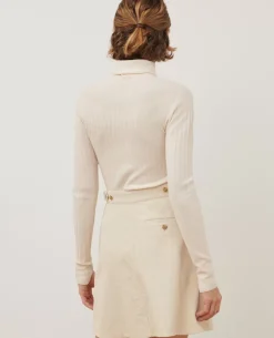 Femme Comptoir des Cotonniers Pull Chaussette En Laine Merinos