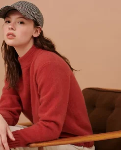 Femme Comptoir des Cotonniers Pull Col Montant En Cachemire