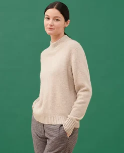 Femme Comptoir des Cotonniers Pull Col Montant En Cachemire