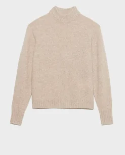 Femme Comptoir des Cotonniers Pull Col Montant En Cachemire