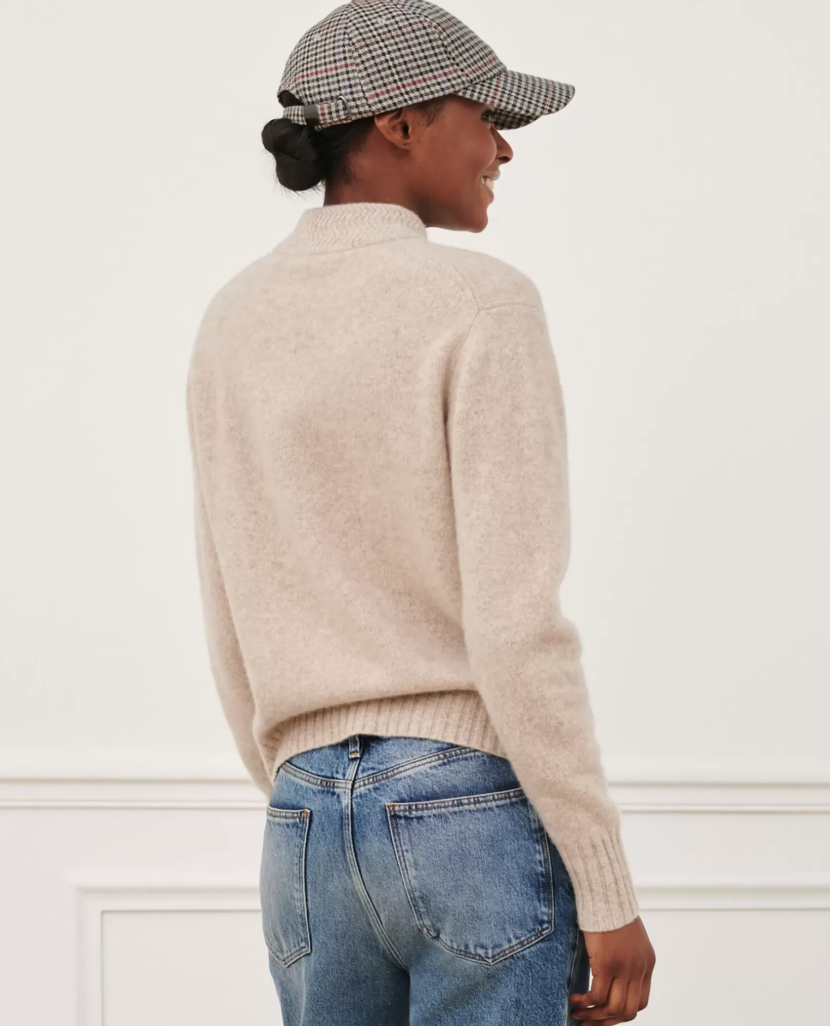 Femme Comptoir des Cotonniers Pull Col Montant En Cachemire