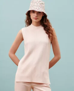 Femme Comptoir des Cotonniers Pull Debardeur En Coton