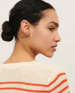 Femme Comptoir des Cotonniers Pull Mariniere En Lin