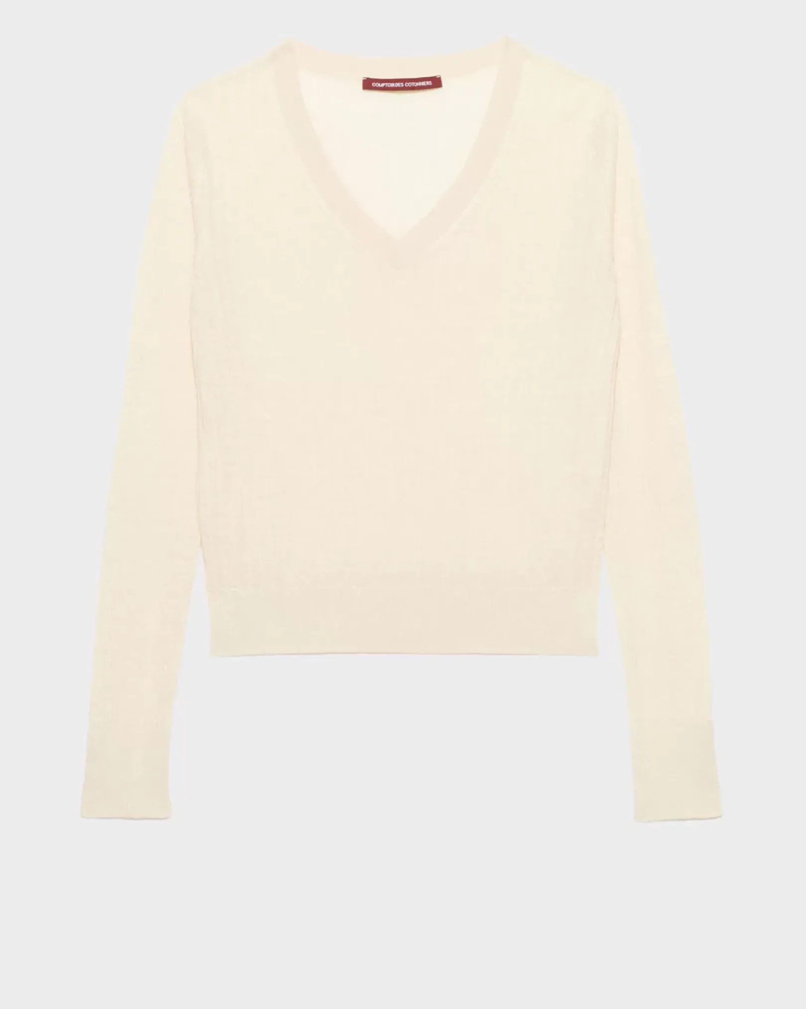 Femme Comptoir des Cotonniers Pull Texture En Lin