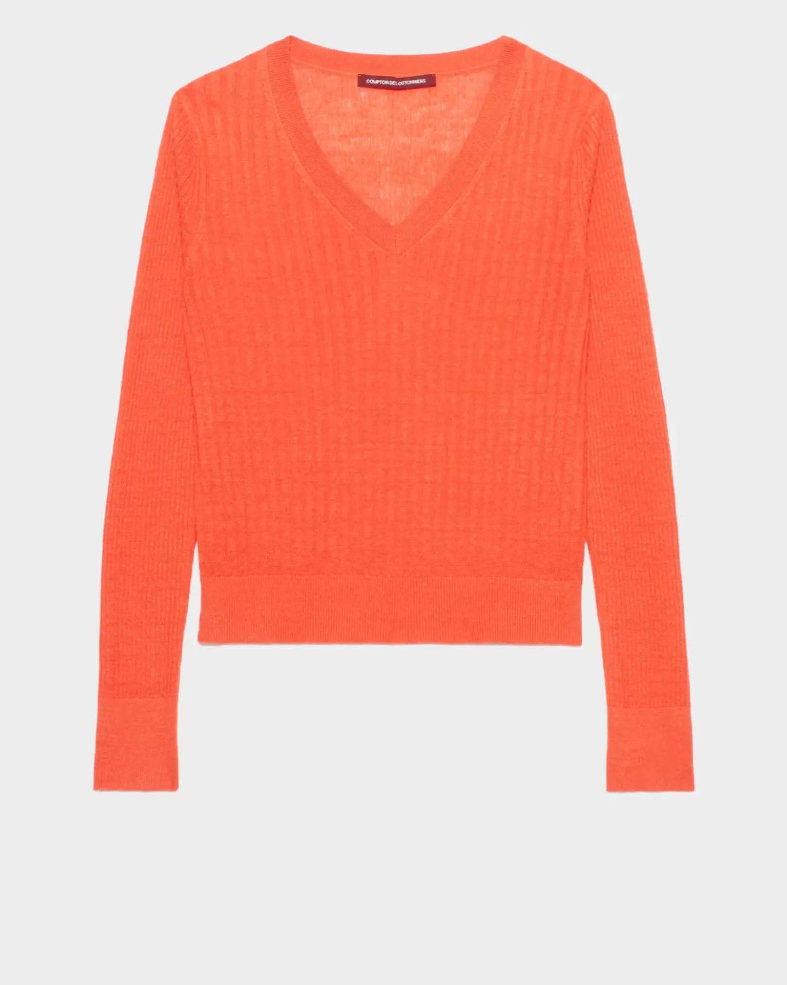 Femme Comptoir des Cotonniers Pull Texture En Lin