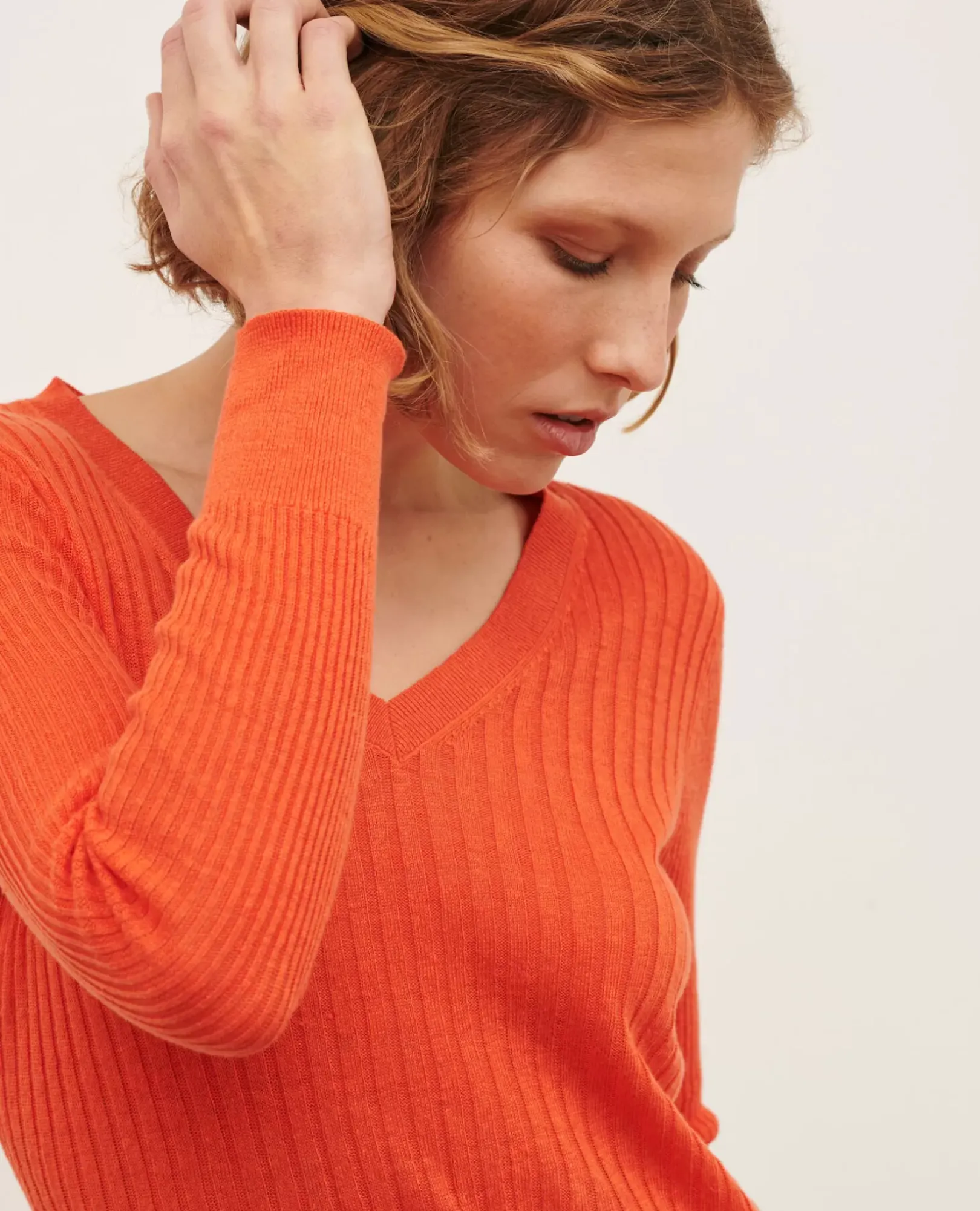 Femme Comptoir des Cotonniers Pull Texture En Lin