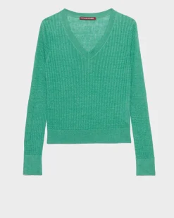 Femme Comptoir des Cotonniers Pull Texture En Lin