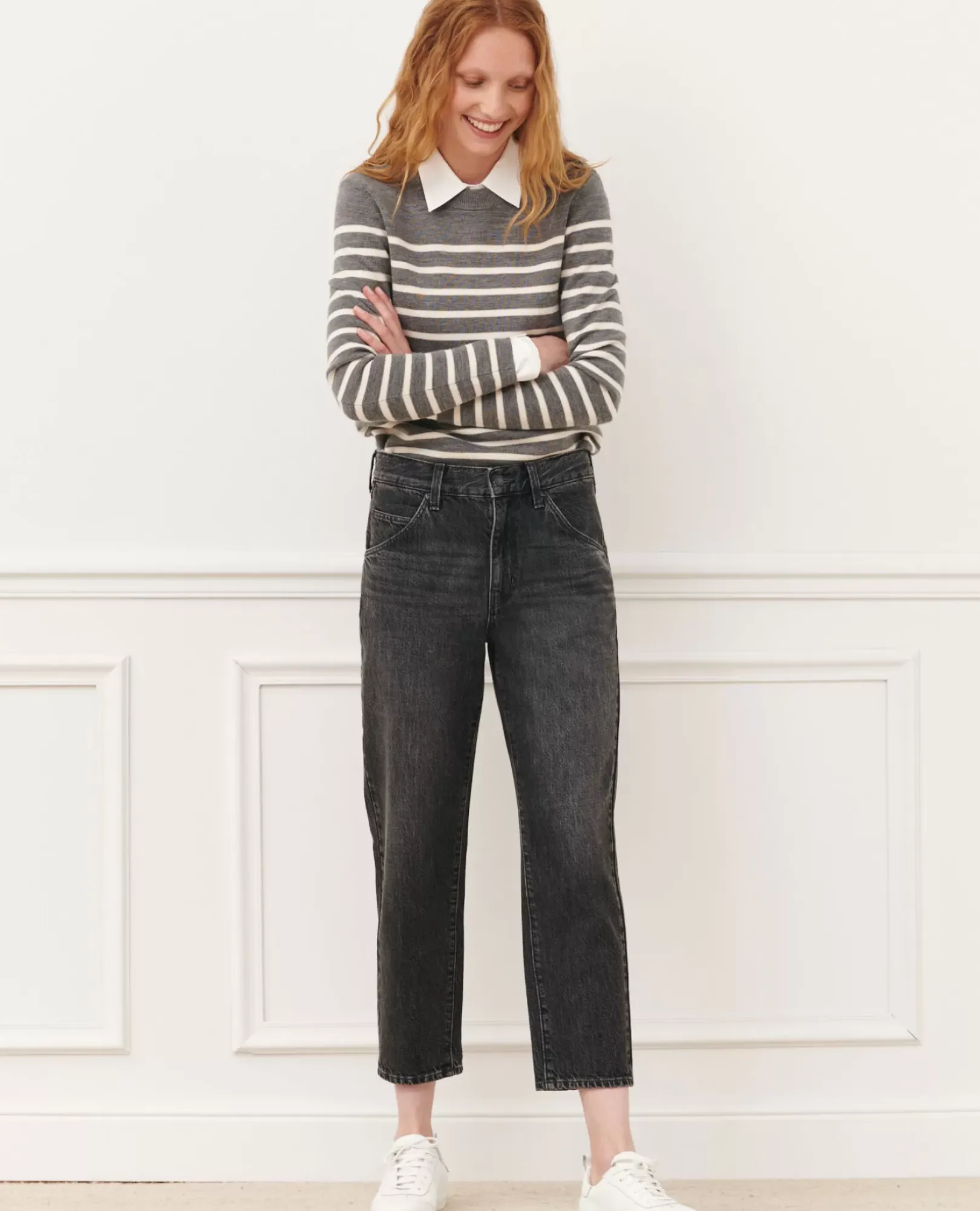 Femme Comptoir des Cotonniers Rita - Slouchy - Jean Ample En Coton