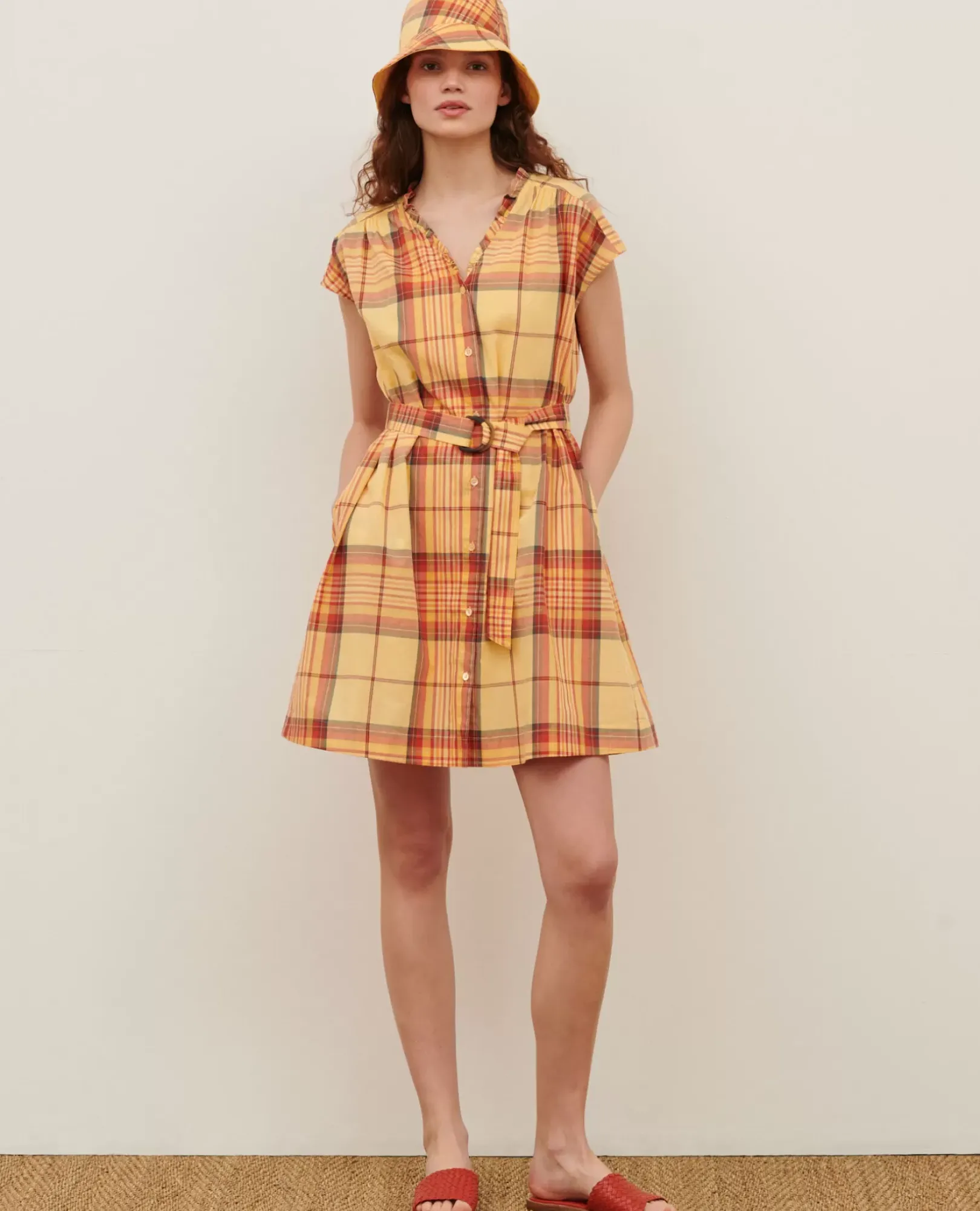 Femme Comptoir des Cotonniers Robe Chemise En Coton