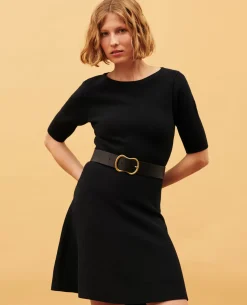 Femme Comptoir des Cotonniers Robe Courte En Laine