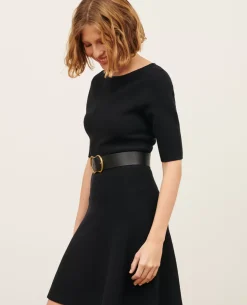 Femme Comptoir des Cotonniers Robe Courte En Laine