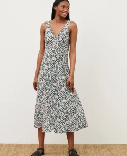 Femme Comptoir des Cotonniers Robe Longue Imprimee