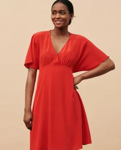 Femme Comptoir des Cotonniers Robe Midi En Soie