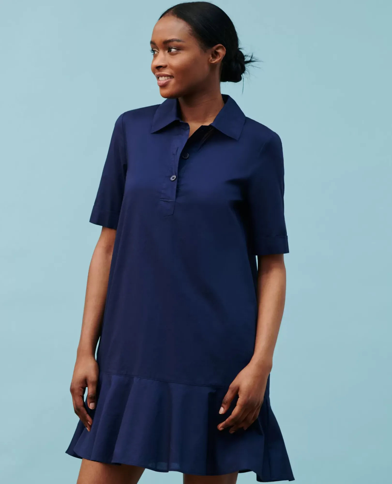 Femme Comptoir des Cotonniers Robe Polo En Coton