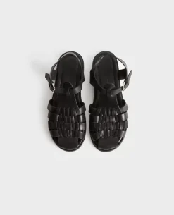 Femme Comptoir des Cotonniers Sandales Tressees En Cuir