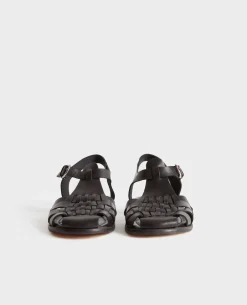 Femme Comptoir des Cotonniers Sandales Tressees En Cuir
