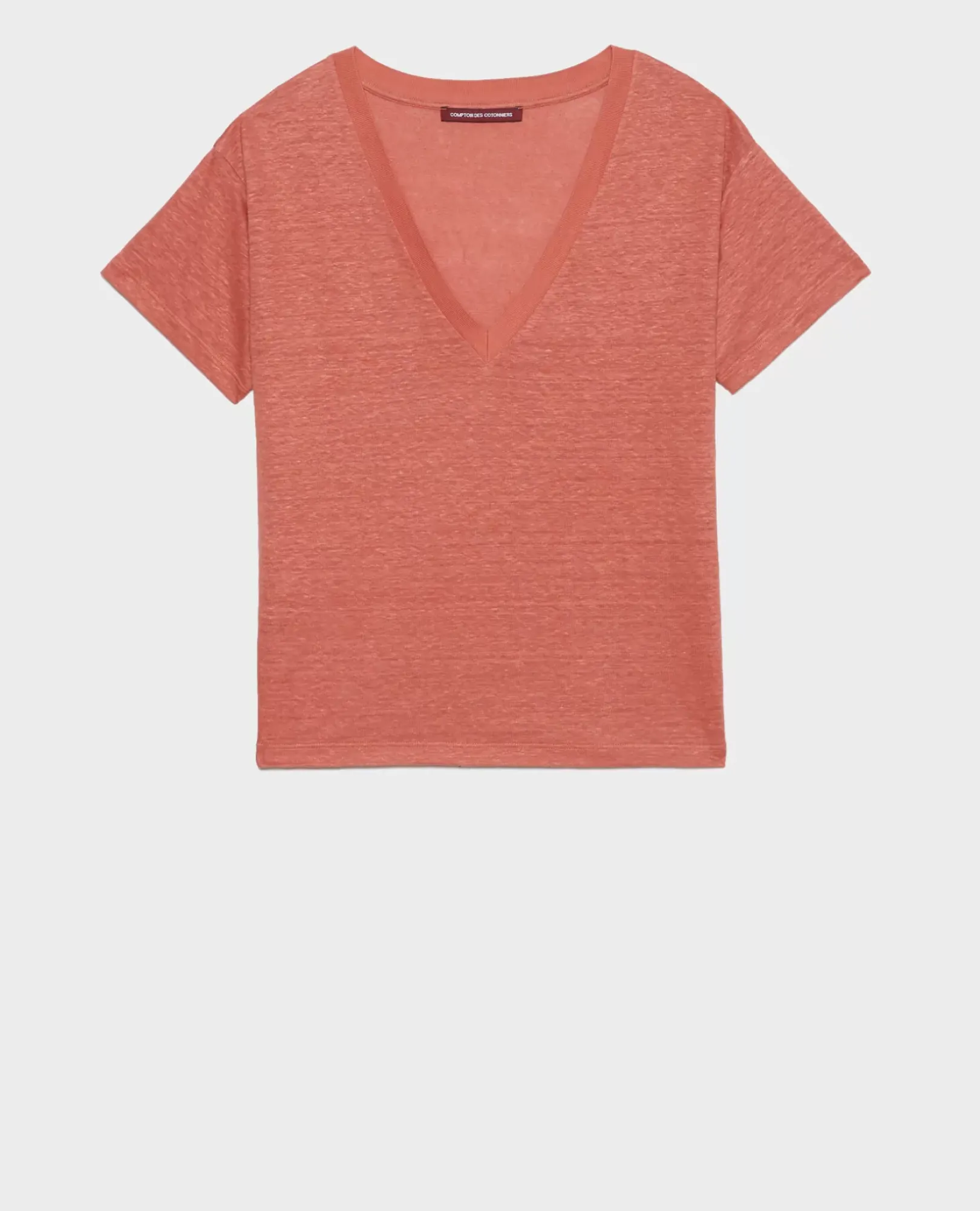 Femme Comptoir des Cotonniers Sarah - T-Shirt En Lin