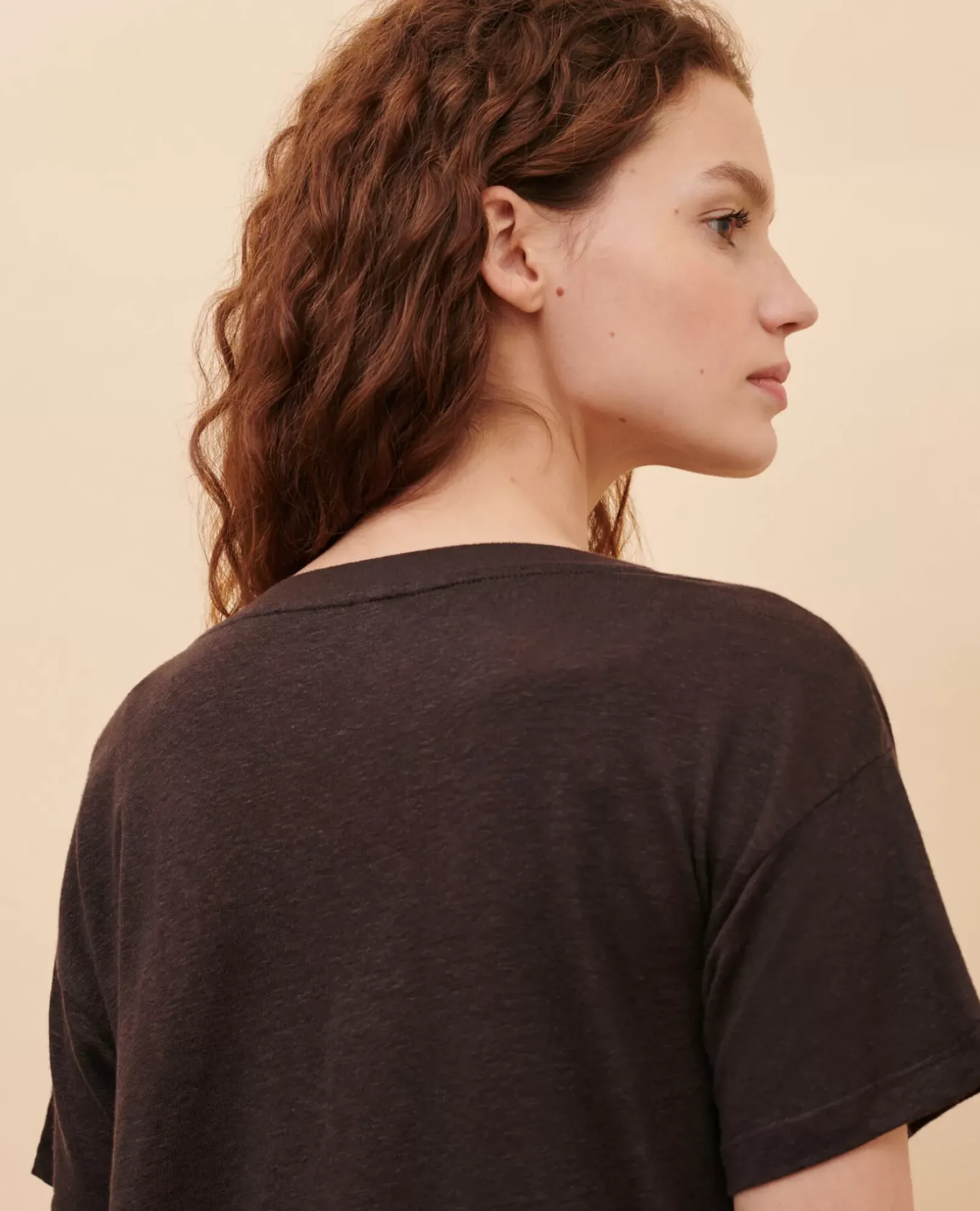 Femme Comptoir des Cotonniers Sarah - T-Shirt En Lin