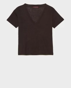 Femme Comptoir des Cotonniers Sarah - T-Shirt En Lin
