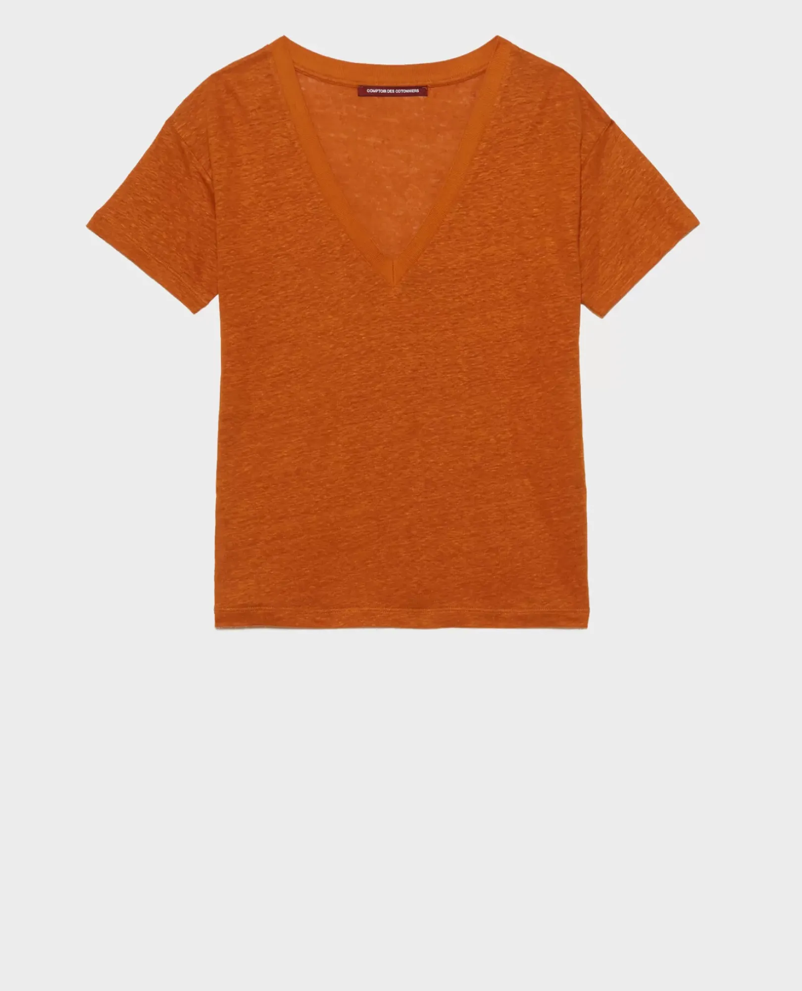 Femme Comptoir des Cotonniers Sarah - T-Shirt En Lin