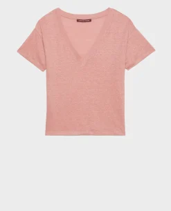 Femme Comptoir des Cotonniers Sarah - T-Shirt En Lin