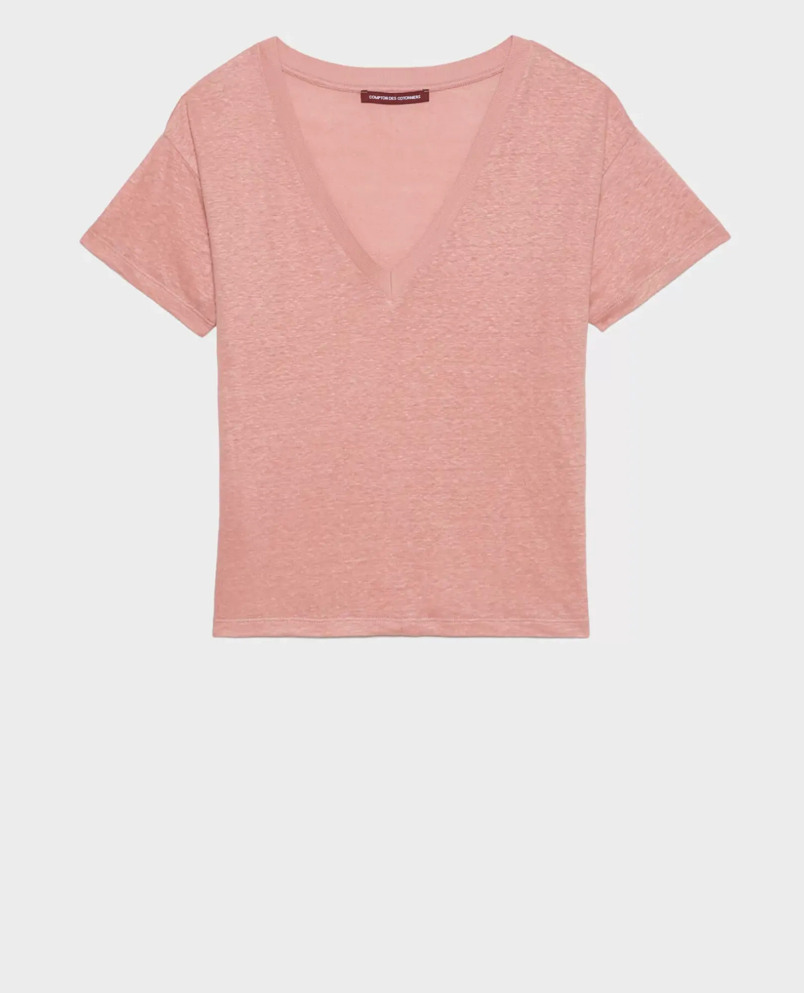 Femme Comptoir des Cotonniers Sarah - T-Shirt En Lin
