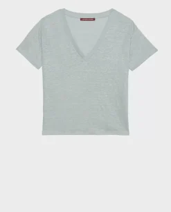 Femme Comptoir des Cotonniers Sarah - T-Shirt En Lin