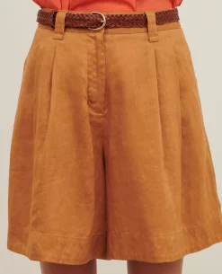 Femme Comptoir des Cotonniers Short Ample En Lin