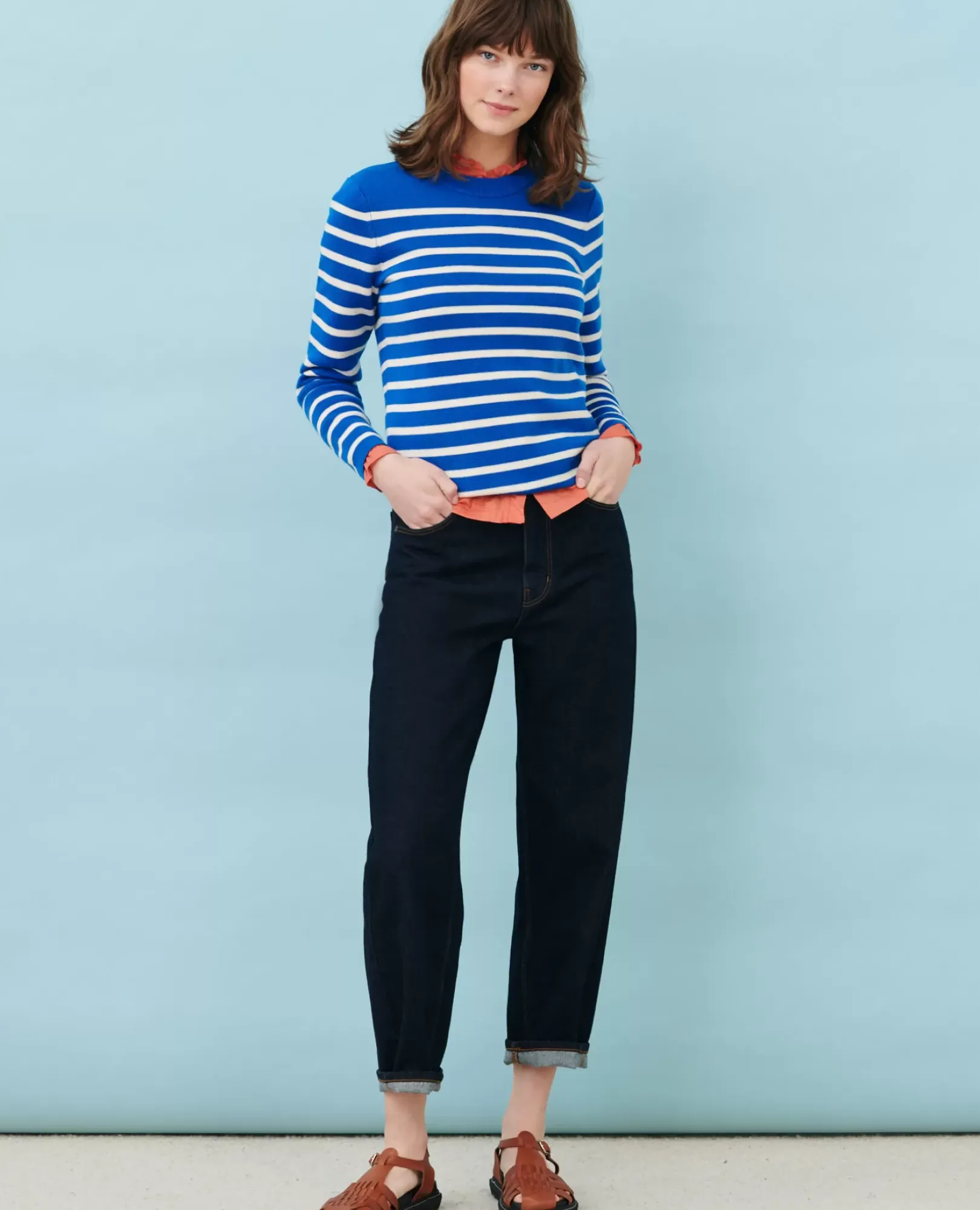 Femme Comptoir des Cotonniers Sydonie - Balloon - Jean Ample 7/8E Taille Haute