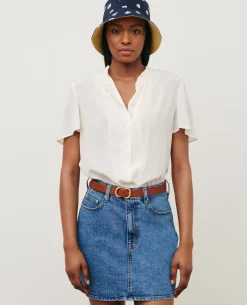 Femme Comptoir des Cotonniers Top A Manches Courtes