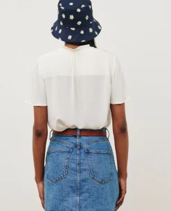Femme Comptoir des Cotonniers Top A Manches Courtes