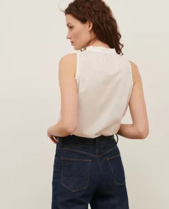 Femme Comptoir des Cotonniers Top En Voile De Coton