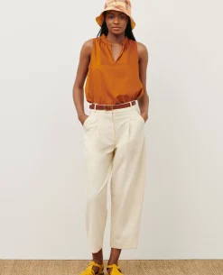 Femme Comptoir des Cotonniers Top En Voile De Coton