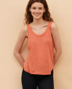 Femme Comptoir des Cotonniers T-Shirt En Lin