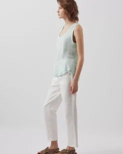 Femme Comptoir des Cotonniers T-Shirt Sans Manches En Lin