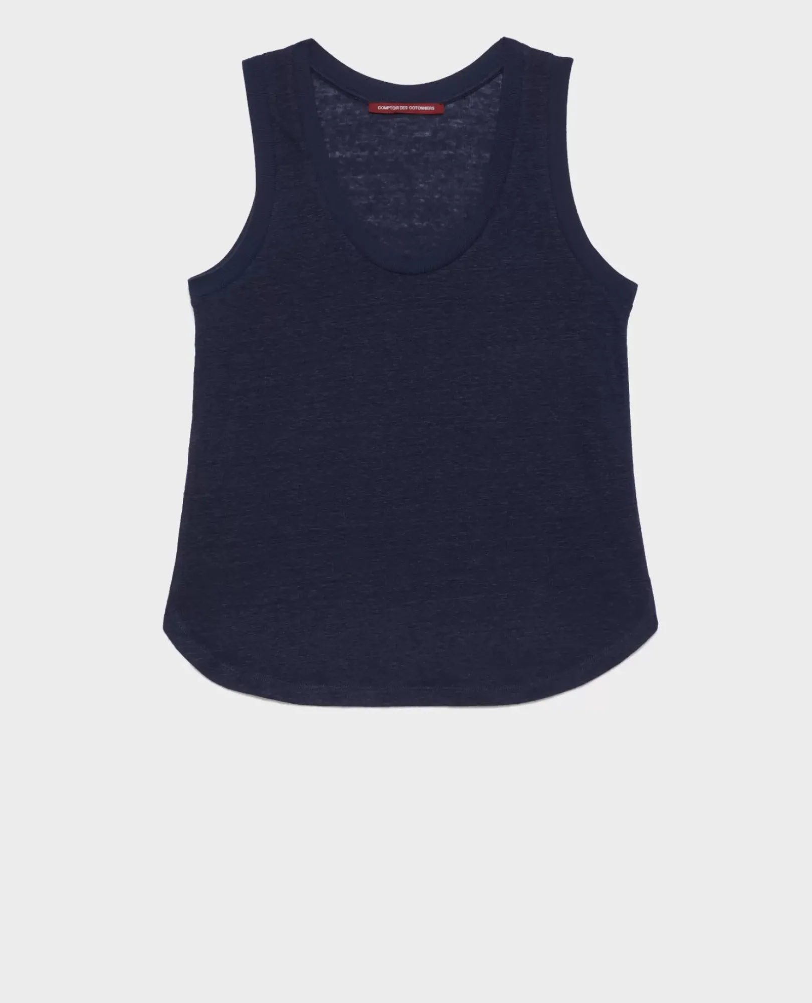 Femme Comptoir des Cotonniers T-Shirt Sans Manches En Lin