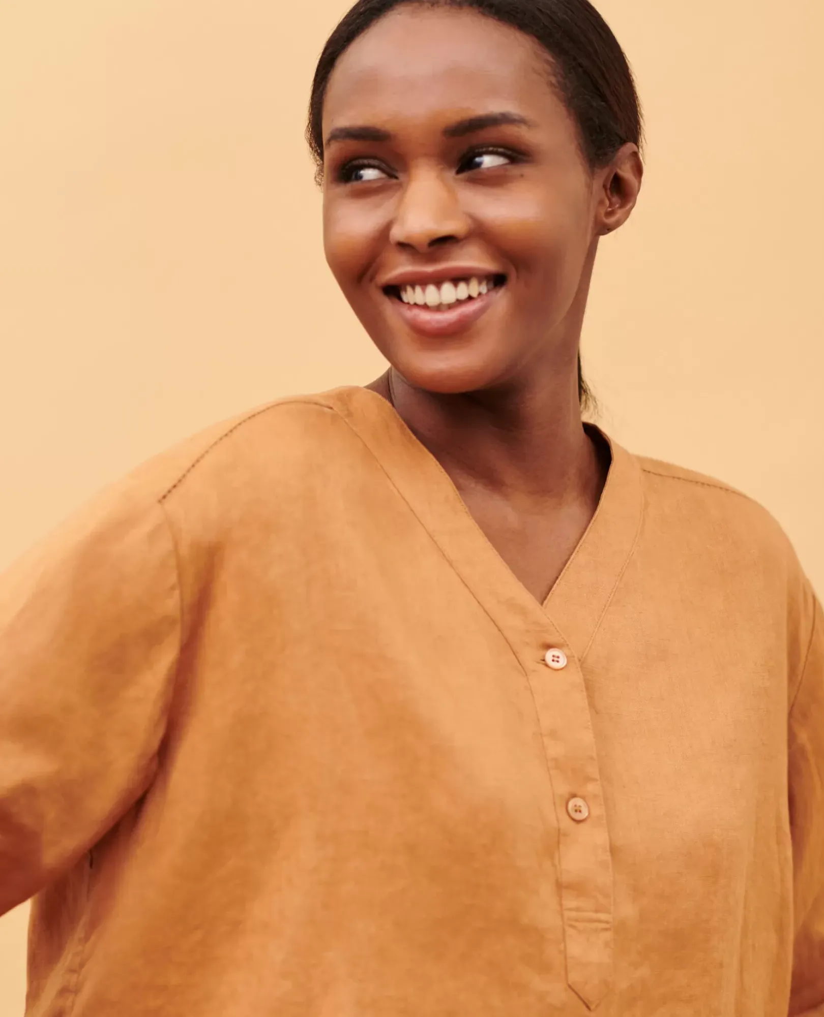 Femme Comptoir des Cotonniers Tunique Ample En Lin