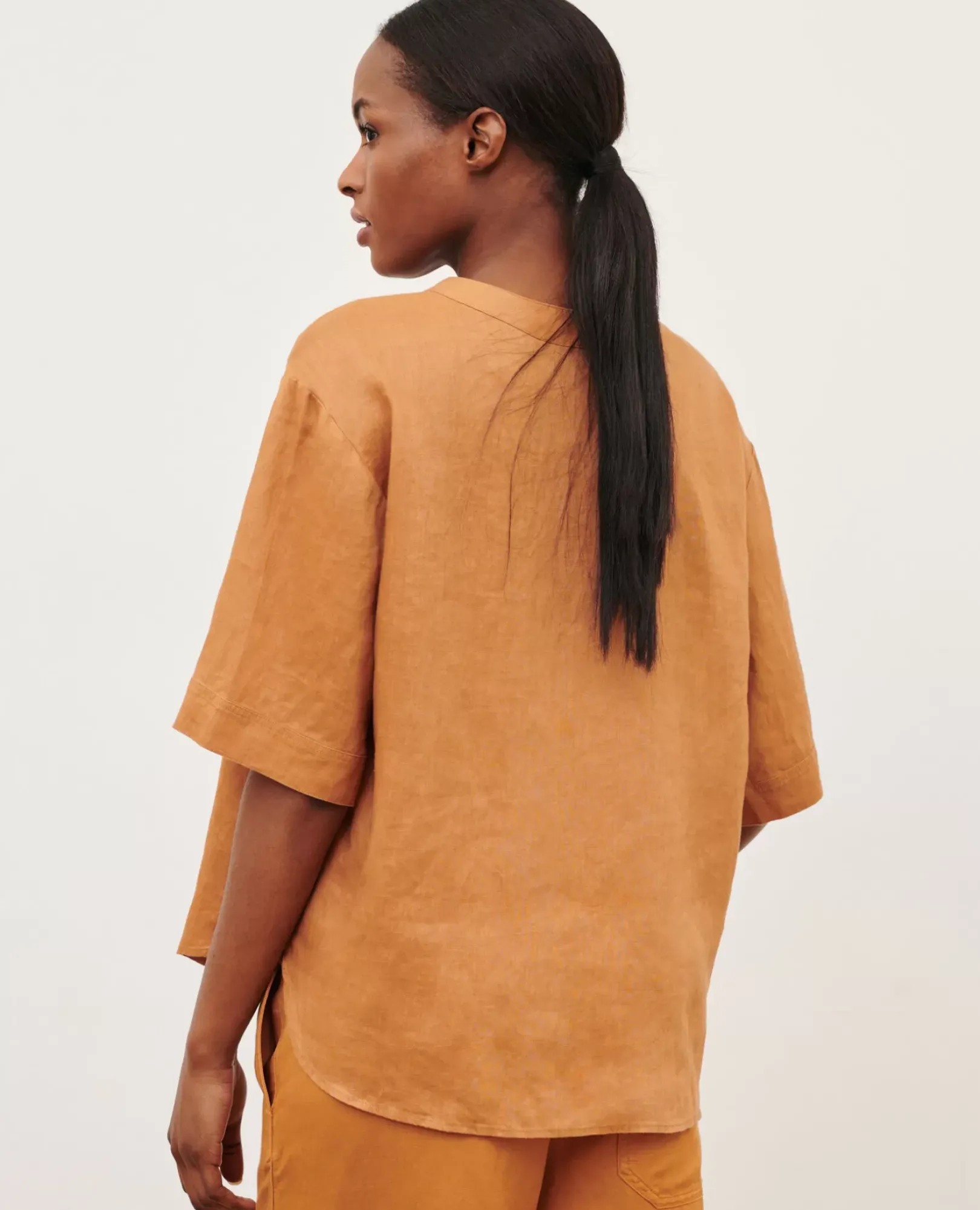 Femme Comptoir des Cotonniers Tunique Ample En Lin