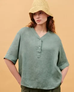 Femme Comptoir des Cotonniers Tunique Ample En Lin