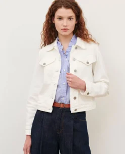 Femme Comptoir des Cotonniers Veste Courte En Jean