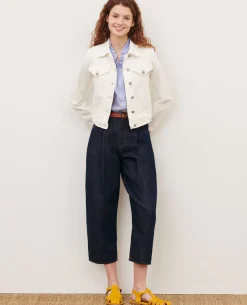 Femme Comptoir des Cotonniers Veste Courte En Jean