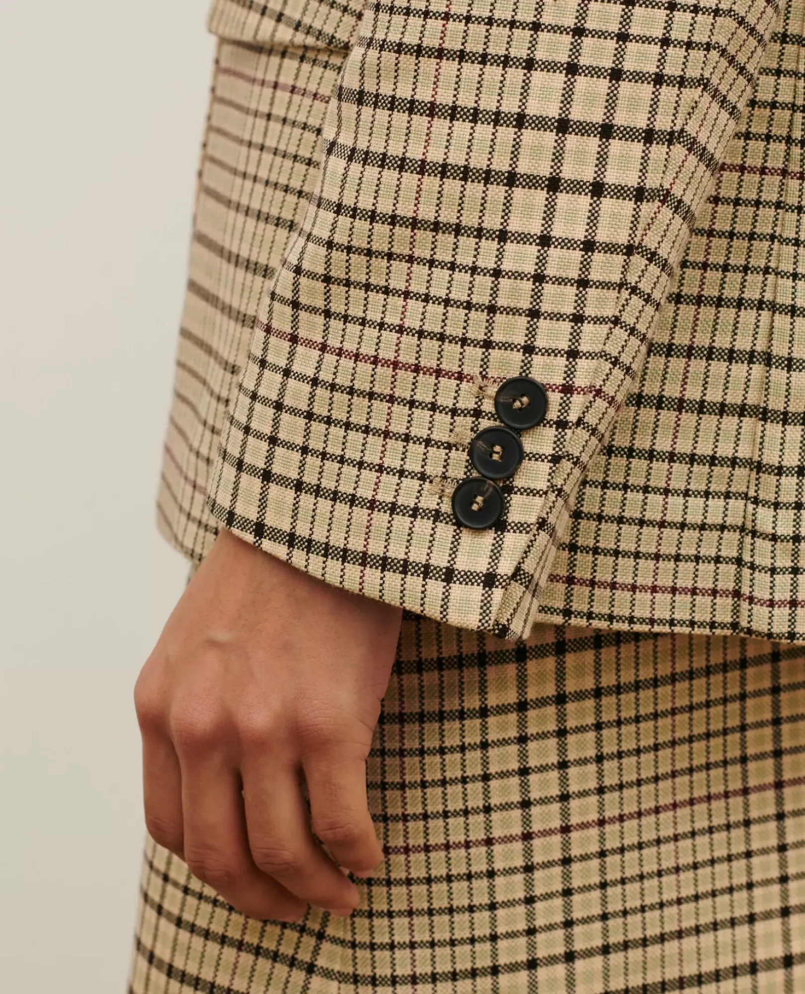 Femme Comptoir des Cotonniers Veste De Blazer En Coton Melange