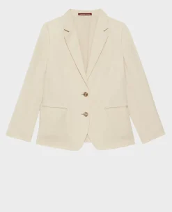 Femme Comptoir des Cotonniers Veste De Blazer En Lin Melange